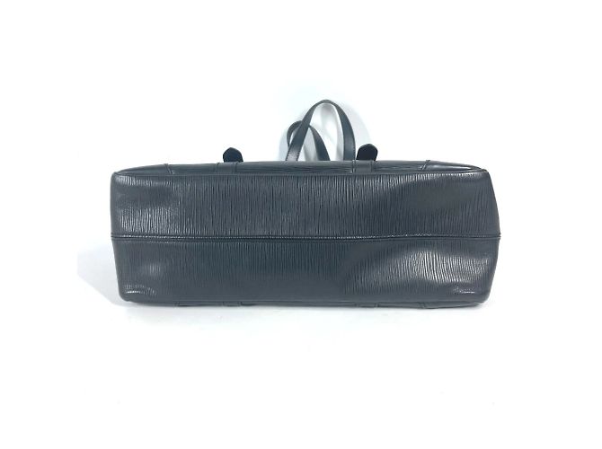 Borsa Tote Louis Vuitton Epi Segur MM Nero - vista 5