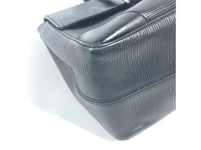 Borsa Tote Louis Vuitton Epi Segur MM Nero - vista 7