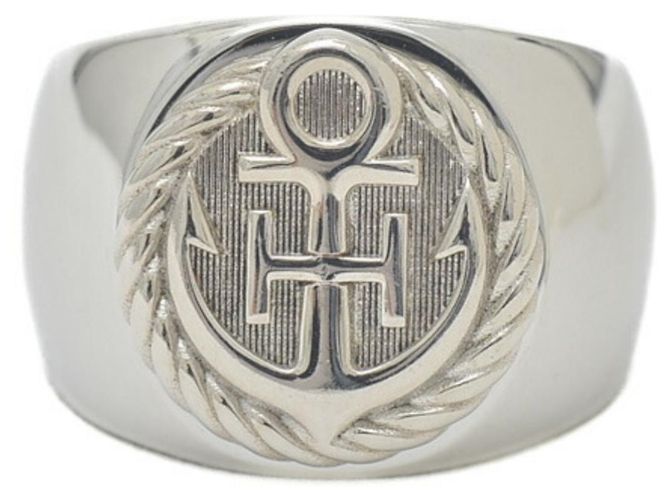 Ring Hermès Anello in argento con ancoraggio Hermes - vista 3