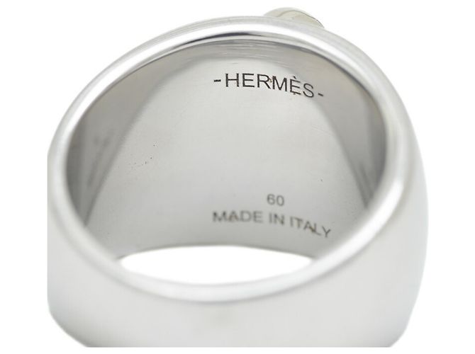Ring Hermès Anello in argento con ancoraggio Hermes - vista 5