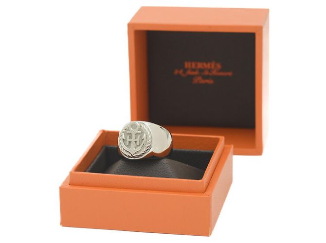Ring Hermès Anello in argento con ancoraggio Hermes - vista 7