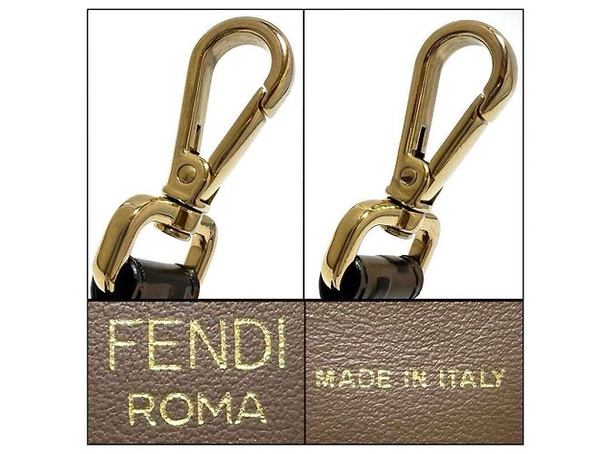 Fendi Leder Schultergurt Braun - Ansicht 9