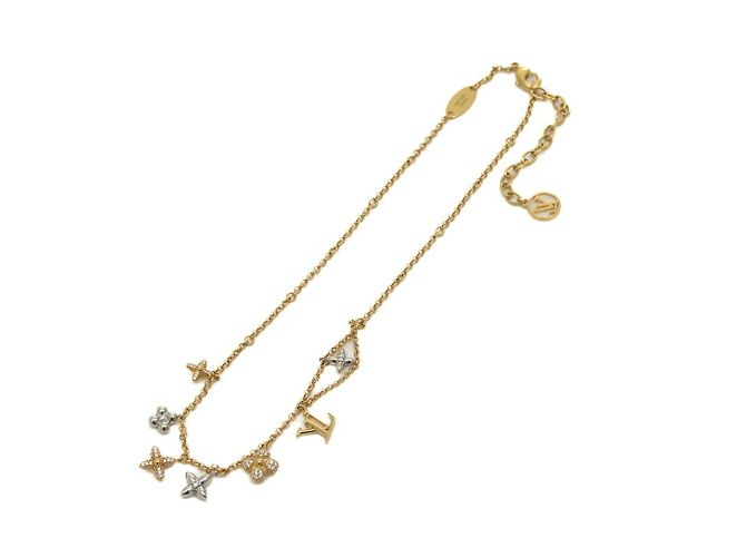 Collana Louis Vuitton LV Gram Motivo Iconico Argento D'oro - vista 2