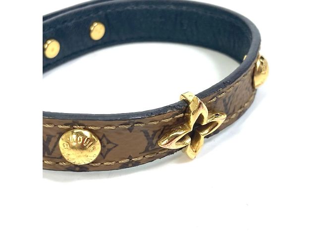 Bracciale charm Monogram inverso Louis Vuitton Marrone - vista 5