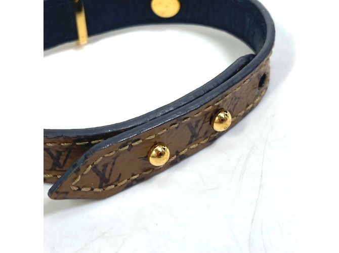 Bracciale charm Monogram inverso Louis Vuitton Marrone - vista 6