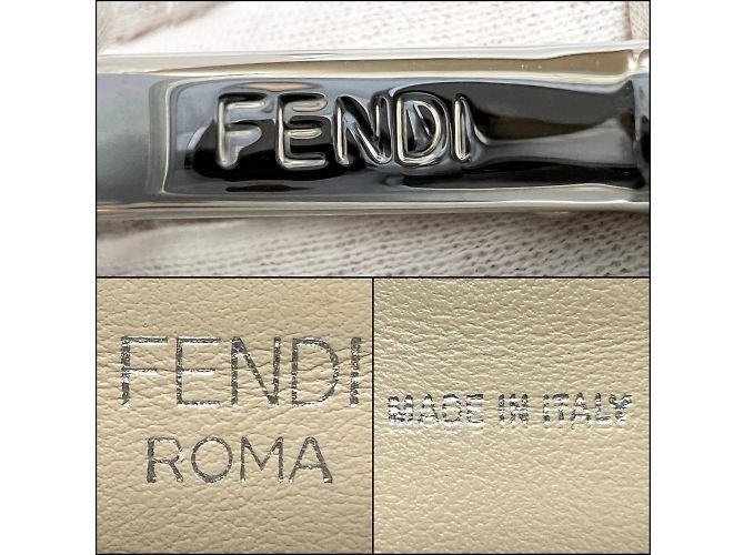 Mini borsa a mano Strap You per donna Fendi Beige - vista 9