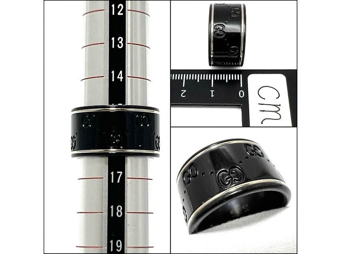Anello Iconico GUCCI da uomo in oro bianco 18K - vista 9