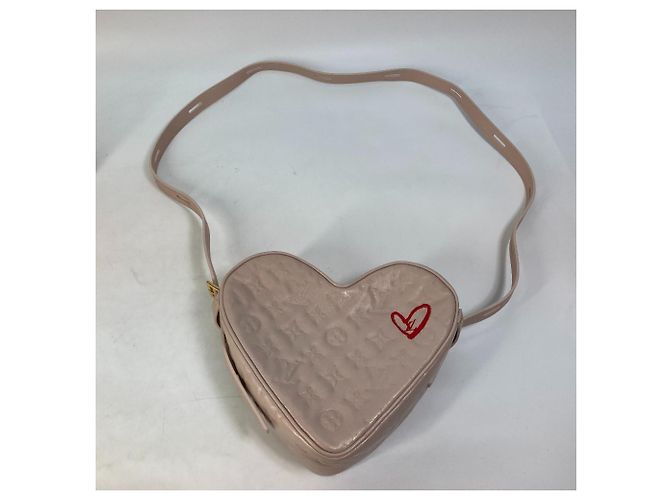 Bolsa de Ombro Pochette Heart Box Cool Fall in Love Monogram Louis Vuitton Rosa - vista 3