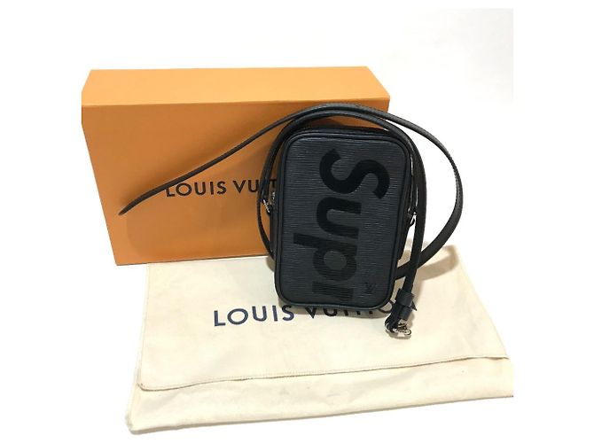 Borsa a spalla Pochette Danube PPM in pelle Epi Louis Vuitton Nero - vista 8