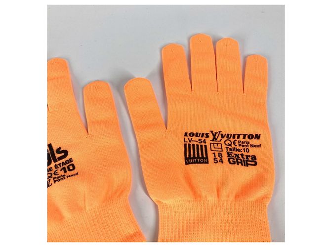 Gonz RGB Arbeitshandschuhe MP2371 Louis Vuitton Orange Gelb - Ansicht 3