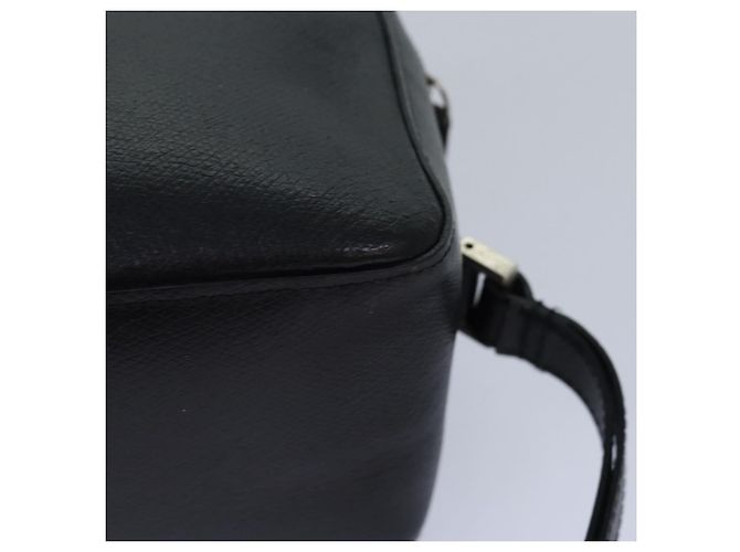Borsa a mano in pelle nera Gianni Versace Auth bs16724 Nero - vista 10