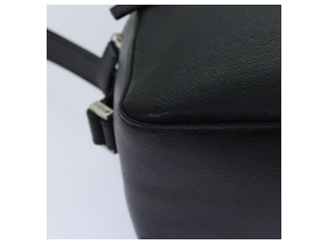 Borsa a mano in pelle nera Gianni Versace Auth bs16724 Nero - vista 11