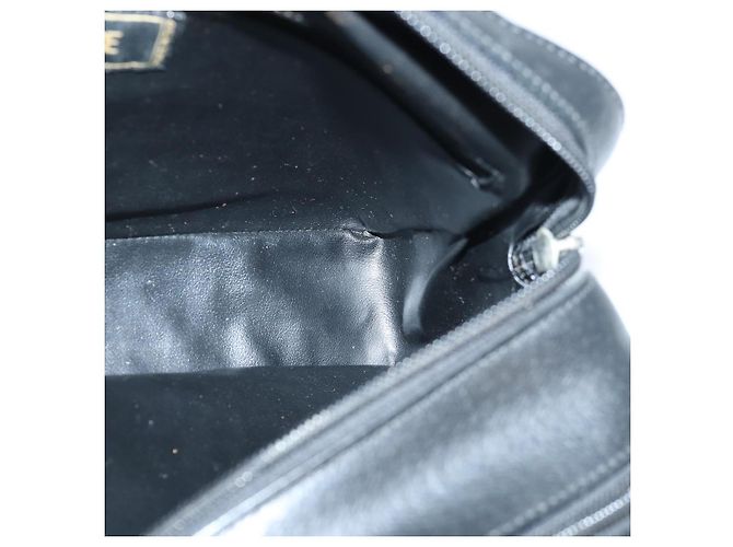 Borsa a mano in pelle nera Gianni Versace Auth bs16724 Nero - vista 16
