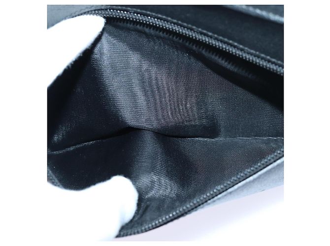 Borsa a mano in pelle nera Gianni Versace Auth bs16724 Nero - vista 21