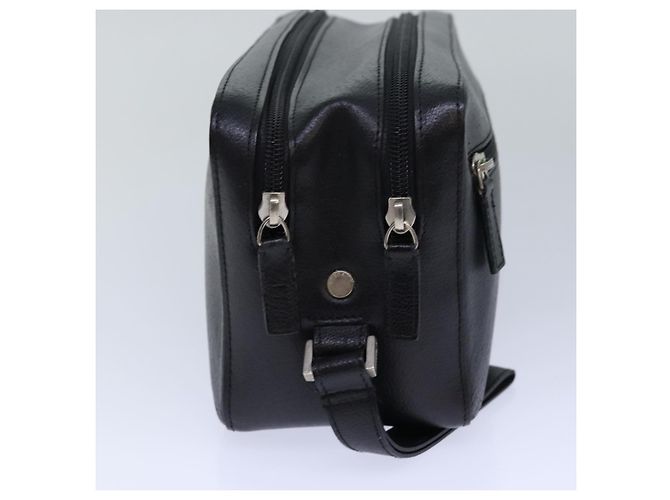 Borsa a mano in pelle nera Gianni Versace Auth bs16724 Nero - vista 5