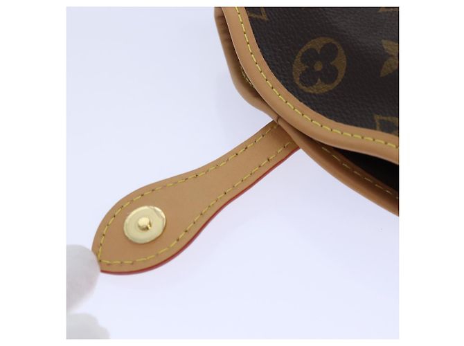 LOUIS VUITTON Monograma Pouch Plegable Bolsa de Hombro M80874 LV Auth 84679S - vista 9