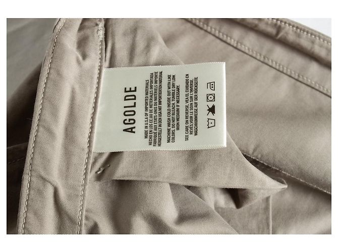 Autre Marque Pantalones cargo beige Agolde - vista 5