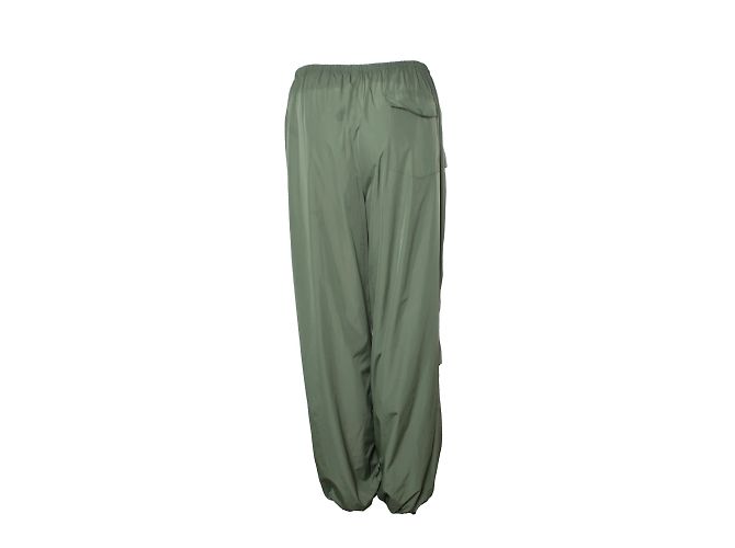 Pantalones cargo de concha reciclada Anine Bing, Reid Verde - vista 3
