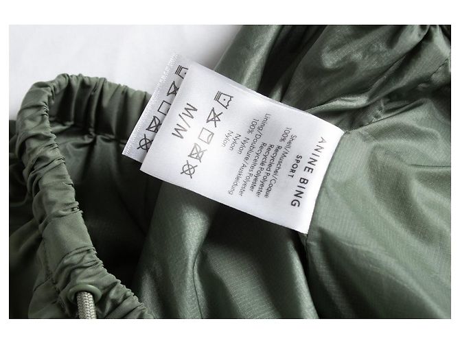 Pantalones cargo de concha reciclada Anine Bing, Reid Verde - vista 5