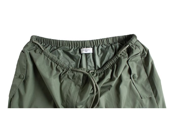 Pantalones cargo de concha reciclada Anine Bing, Reid Verde - vista 6