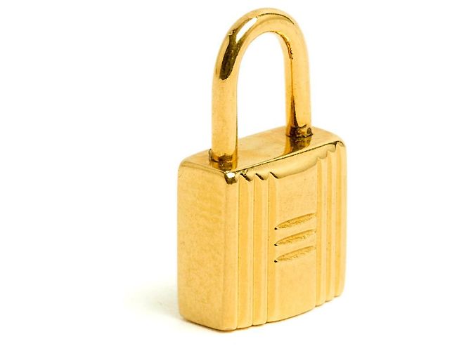 Pendente Mini Kelly di Hermès in Metallo Dorato XS D'oro - vista 3