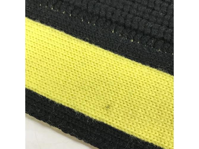 Sciarpa Infinity in Lana Bicolore Louis Vuitton Nero Giallo - vista 10