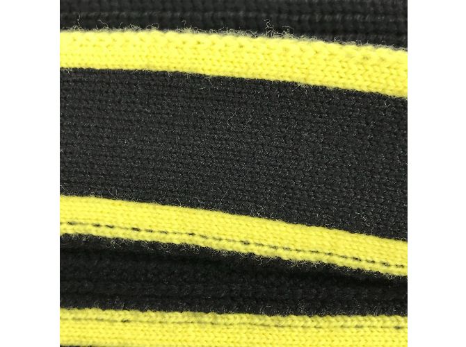 Sciarpa Infinity in Lana Bicolore Louis Vuitton Nero Giallo - vista 11