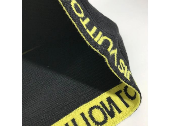 Sciarpa Infinity in Lana Bicolore Louis Vuitton Nero Giallo - vista 6
