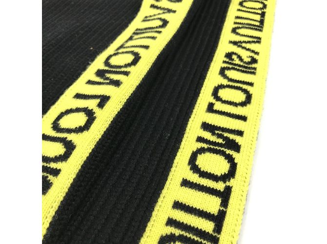 Sciarpa Infinity in Lana Bicolore Louis Vuitton Nero Giallo - vista 7