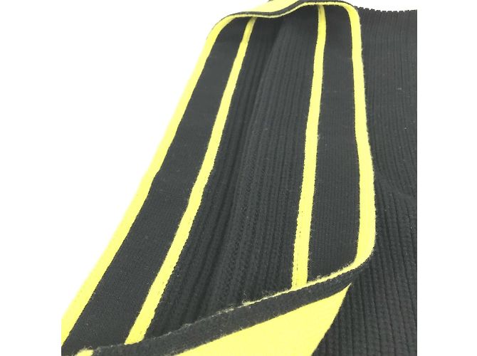 Sciarpa Infinity in Lana Bicolore Louis Vuitton Nero Giallo - vista 8
