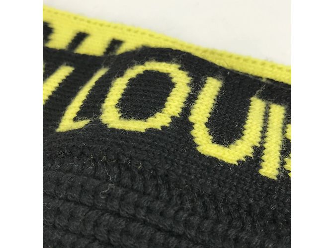 Sciarpa Infinity in Lana Bicolore Louis Vuitton Nero Giallo - vista 9