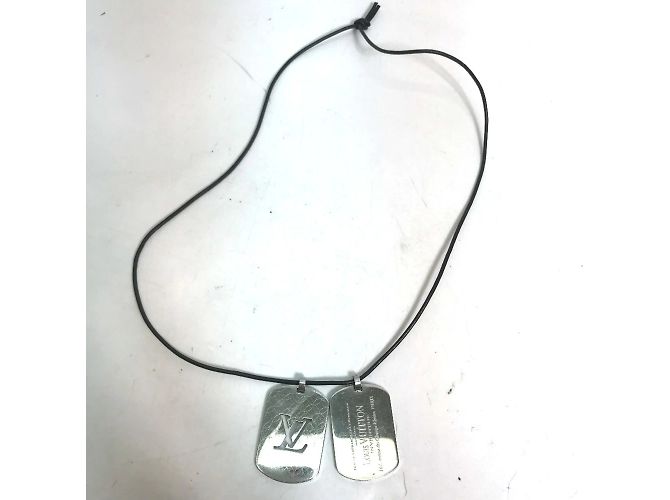 Collana Louis Vuitton Champs Élysées GM Argento - vista 2