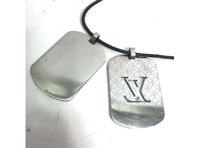 Collana Louis Vuitton Champs Élysées GM Argento - vista 5