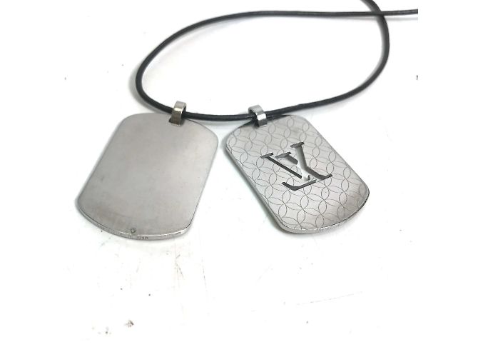 Collana Louis Vuitton Champs Élysées GM Argento - vista 6