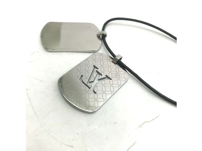Collana Louis Vuitton Champs Élysées GM Argento - vista 7