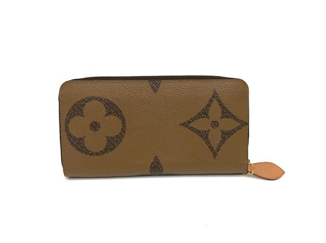 Cartera Zippy Monogram Reverse Louis Vuitton Castaño - vista 2