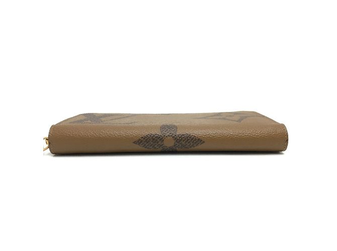 Cartera Zippy Monogram Reverse Louis Vuitton Castaño - vista 4