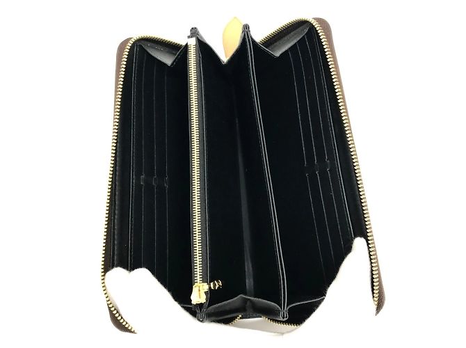 Cartera Zippy Monogram Reverse Louis Vuitton Castaño - vista 7