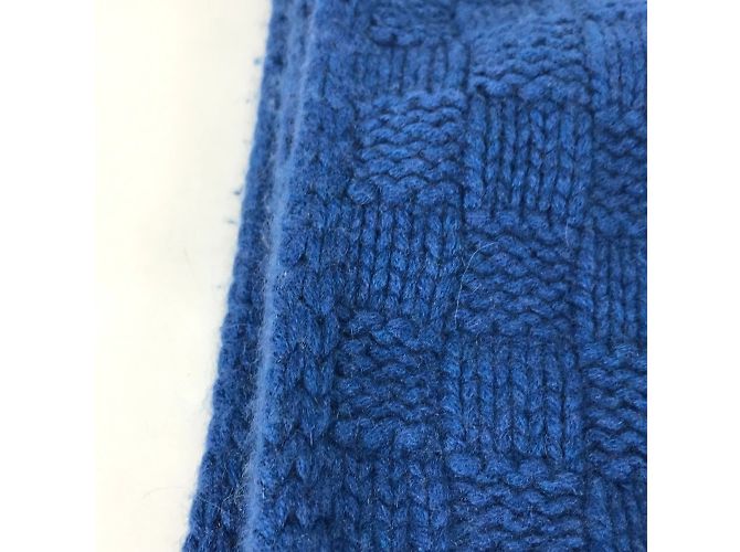 Sciarpa in cashmere Louis Vuitton Blu - vista 3