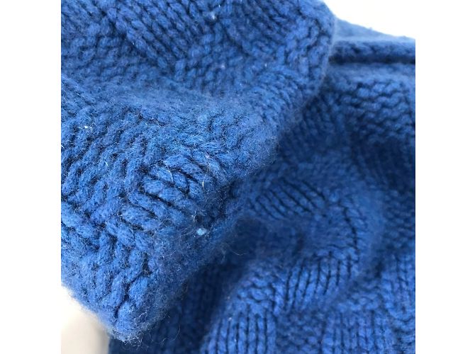 Sciarpa in cashmere Louis Vuitton Blu - vista 9