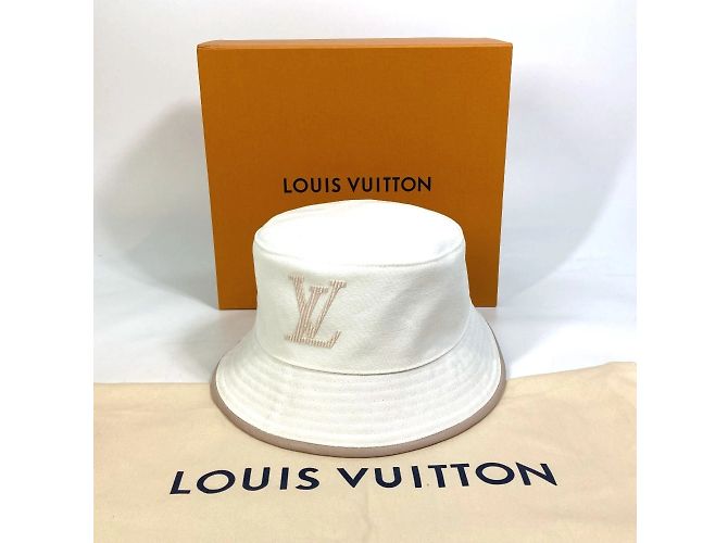 Bucket Cappello Bob LV Buddy di Louis Vuitton Bianco - vista 12