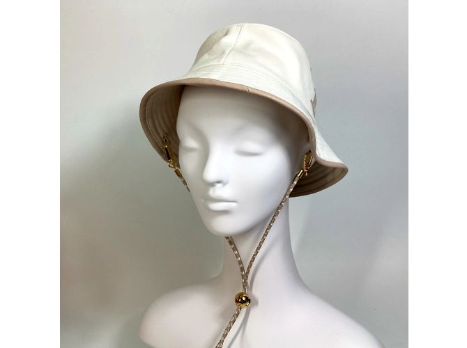 Bucket Cappello Bob LV Buddy di Louis Vuitton Bianco - vista 13