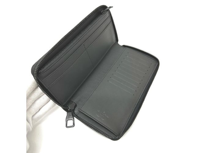 Louis Vuitton Monogram Zippy Wallet Black - view 7