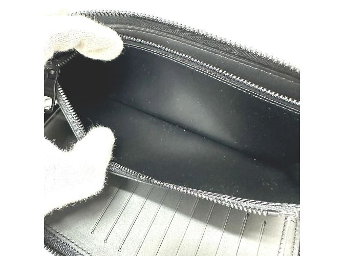 Louis Vuitton Monogram Zippy Wallet Black - view 9