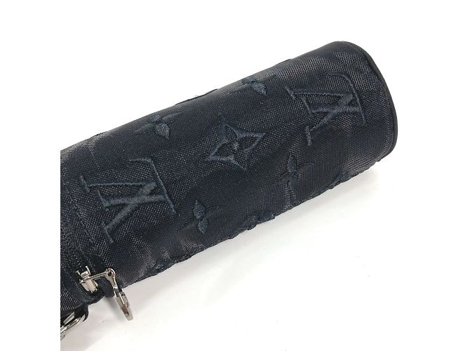 Pochette in rete Monogram Louis Vuitton Nero Monogramma - vista 4