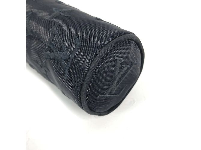 Pochette in rete Monogram Louis Vuitton Nero Monogramma - vista 5