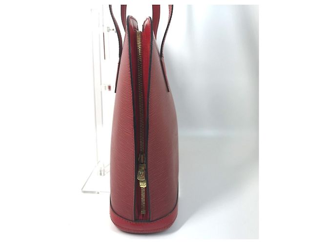 Borsa a spalla in pelle Epi Louis Vuitton Rosso - vista 2