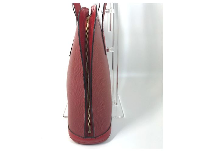 Borsa a spalla in pelle Epi Louis Vuitton Rosso - vista 3