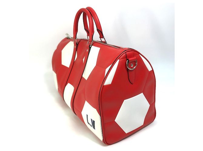 Borsa Boston in pelle Epi Louis Vuitton Rosso - vista 2