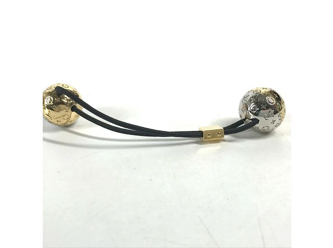 Elastico per capelli Nanogram Planet LV di Louis Vuitton Argento D'oro - vista 10